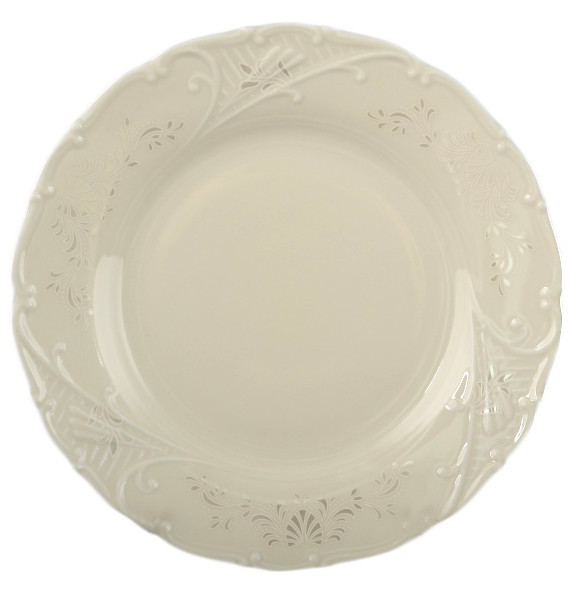 Набор тарелок 19 см 6 шт  Bohemia Porcelan Moritz Zdekauer 1810 s.r.o. &quot;Лиана /Платиновый узор /СК&quot; / 091914