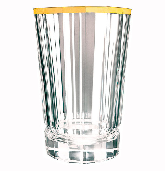 Стаканы для коктейля 360 мл 6 шт  Cristal d’Arques &quot;MACASSAR /Отводка золото&quot; / 267492