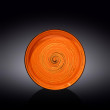 Тарелка 23 см оранжевая  Wilmax &quot;Spiral&quot; / 261577
