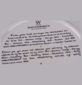Тарелка 21 см  Waechtersbach "Вехтерсбах /Красная пуансетия" / 034622