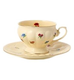 Набор чайных пар 200 мл 6 шт  Royal Classics "Мелкие цветы" / 137037