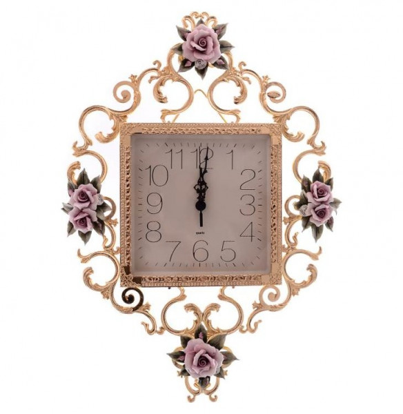 Часы квадратные маленькие  Rosaperla &quot;Розаперла /Джулия&quot; / 153550