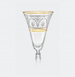 Бокалы для шампанского 180 мл 6 шт  Crystalex CZ s.r.o. &quot;Виктория /Лилии /Отводка золото&quot; / 167455
