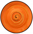 Блюдце 14 см оранжевое  Wilmax &quot;Spiral&quot; / 261591