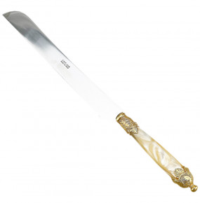 Столовый прибор Нож для хлеба  Domus Design "D&D /Версаль" светлый янтарь / 277204