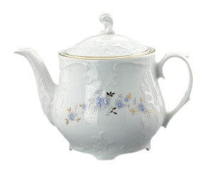 Заварочный чайник 550 мл  Cmielow "Рококо /Голубой цветок" / 313128