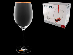 Бокалы для красного вина 680 мл 6 шт  Rona "Wintime /Золотая отводка" / 088029
