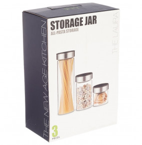 Набор банок для сыпучих продуктов 3 шт  Royal Classics "Storage Jar" / 214680