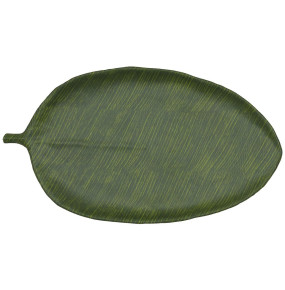 Блюдо-поднос 53,5 х 29 х 3 см  P.L. Proff Cuisine "Green Banana Leaf" / 320458