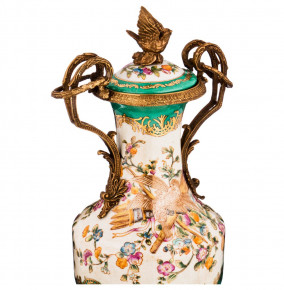 Декоративная ваза 38 см с крышкой н/н  LEFARD "Lefard" / 191310