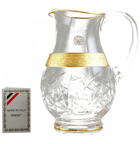 Кувшин для воды  RCR Cristalleria Italiana SpA "Timon /Париж матовое золото" / 101095