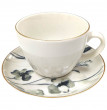 Набор чайных пар 200 мл 6 шт белые  O.M.S. Collection &quot;Tulu Porselen /В цветок&quot; / 285907