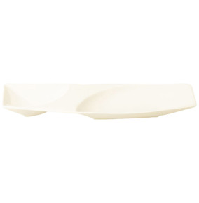 Тарелка 53 х 17 см прямоугольная 2-х секционная  RAK Porcelain "Mazza" / 314743