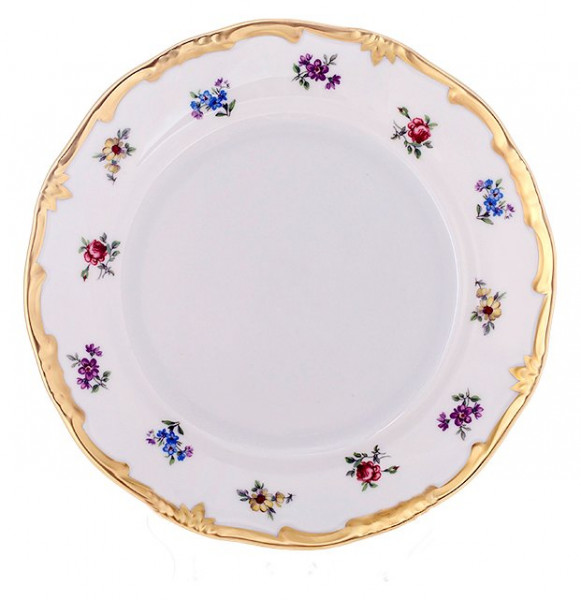 Набор тарелок 24 см 6 шт глубокие  Weimar Porzellan &quot;Мелкие цветы /1016&quot; / 015707