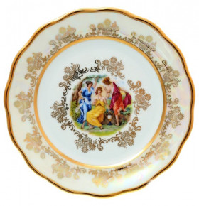 Набор тарелок 17 см 6 шт  Sterne porcelan "Фредерика /Мадонна перламутр" / 139140