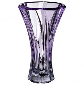 Ваза для цветов 32 см  Aurum Crystal "Оклахома /Фиолет" / 192695