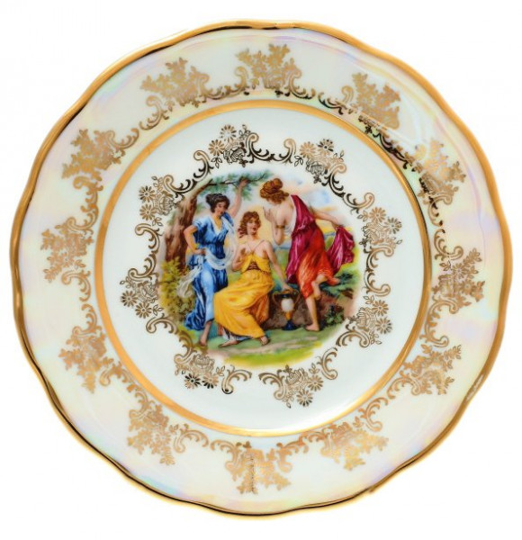 Набор тарелок 19 см 6 шт  Sterne porcelan &quot;Фредерика /Мадонна перламутр&quot; / 139141
