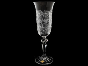 Бокалы для шампанского 150 мл 6 шт  Aurum Crystal "Хрусталь резной" / 033361