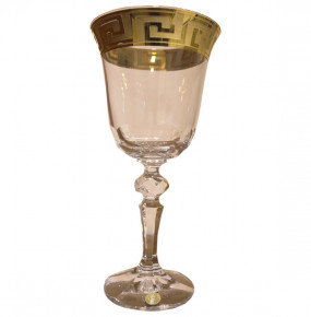 Бокалы для белого вина 170 мл 6 шт  Aurum Crystal "Лаура /Версаче золото" / 123327
