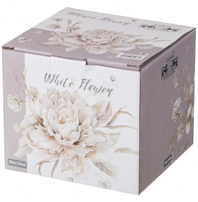 Ваза для конфет 13 х 11 см н/н  LEFARD "Белый цветок" / 230692