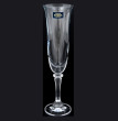 Бокалы для шампанского 175 мл 6 шт  Crystalite Bohemia &quot;Клеопатра /Без декора&quot; / 005745