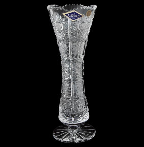 Ваза для цветов 20,5 см н/н  Aurum Crystal "Хрусталь резной" / 084502