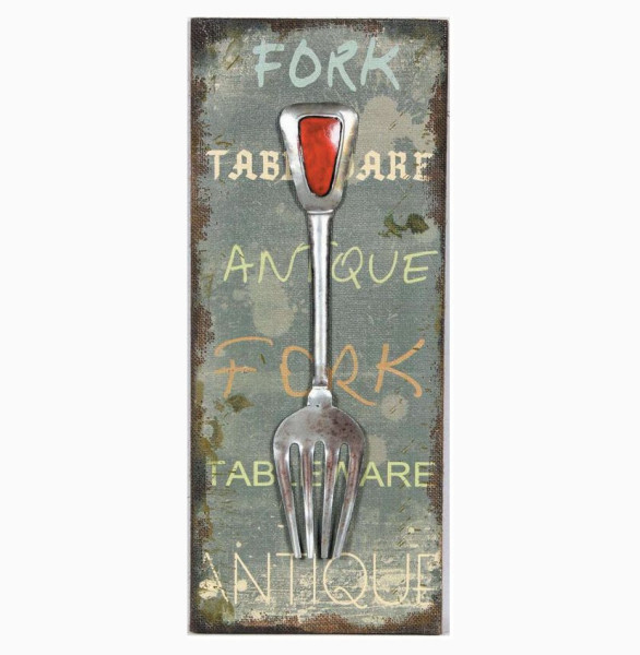 Картина 60 х 25 х 4,5 см  P.L. Proff Cuisine &quot;Fork&quot; / 315232