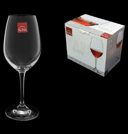 Бокалы для красного вина 650 мл 6 шт  Rona &quot;Yarra /Без декора&quot; / 105554