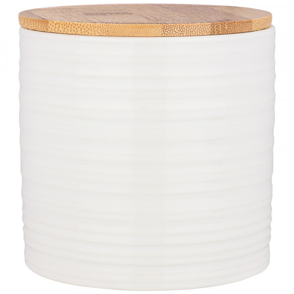 Набор банок для сыпучих продуктов 430 мл 3 шт с бамбуковой крышкой 10 х 10 х 10,5 см / 255010