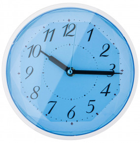 Часы настенные 20 х 20 х 4,7 см голубые  LEFARD "МОДЕРН" / 269679