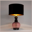 Настольная лампа 1 рожковая  Cloyd &quot;PONTIFICA&quot; / выс. 61 см - латунь - розовое стекло / 347272