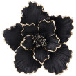 Панно настенное 21 х 25,6 см чёрное  LEFARD &quot;Flower&quot; / 334457