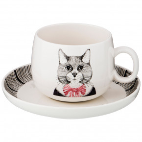Чайные пары 450 мл 4 шт  LEFARD "Fashion Animals /Кошка" / 190901