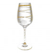 Бокалы для белого вина 340 мл 6 шт  Rona &quot;Престиж /Золотая спираль&quot; / 061207