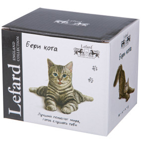 Кружка 400 мл  LEFARD "Бери кота /Коты - это ценнейший ресурс, они вырабатывают уют" / 340055