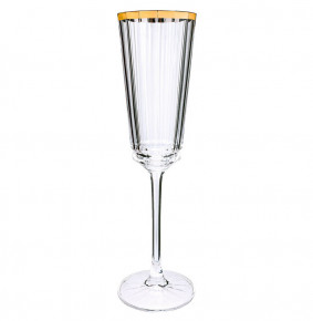 Бокалы для шампанского 170 мл 6 шт  Cristal d’Arques "MACASSAR /Отводка золото" / 267490