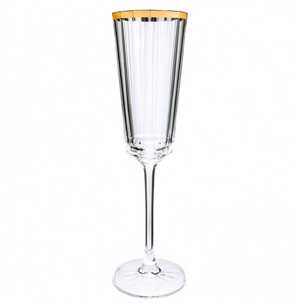 Бокалы для шампанского 170 мл 6 шт  Cristal d’Arques &quot;MACASSAR /Отводка золото&quot; / 267490