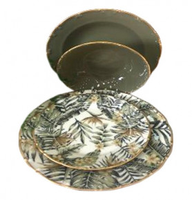 Набор тарелок 24 предмета на 6 персон  O.M.S. Collection "Ginkgo" / 296136