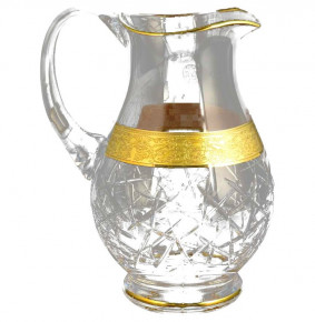 Кувшин для воды  RCR Cristalleria Italiana SpA "Timon /Париж матовое золото" / 101054