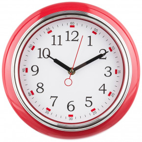 Часы настенные 26 см кварцевые красные  LEFARD "LOVELY HOME" / 188001