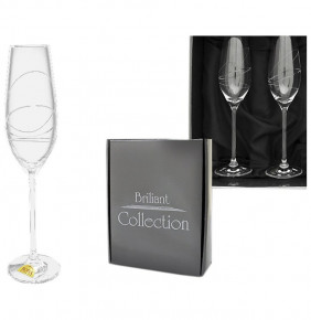 Бокалы для шампанского 210 мл 2 шт  Rona "Briliant Collection"  / 029910