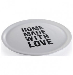 Тарелка для пиццы 33 см черная "Tescoma /HOME MADE WITH LOVE" / 145614