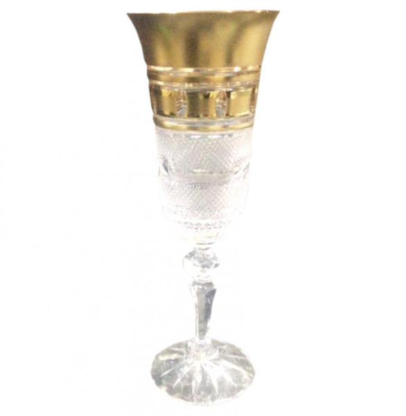 Бокалы для шампанского 150 мл 6 шт  Mclassic &quot;Лаура /Золотые окошки&quot; / 146613