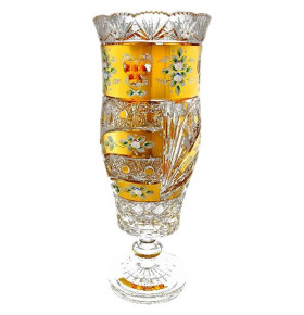 Ваза для цветов 48,5 см н/н  Aurum Crystal "Хрусталь с золотом" / 051483