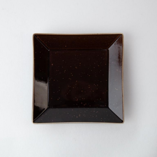 Тарелка 15 см 1 шт квадратная  G.Benedikt &quot;Аквалуна /шоколад&quot; / 198140