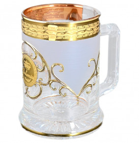 Кружка для пива 300 мл  Bohemia "Богемия /Антик золото" A-M / 109131