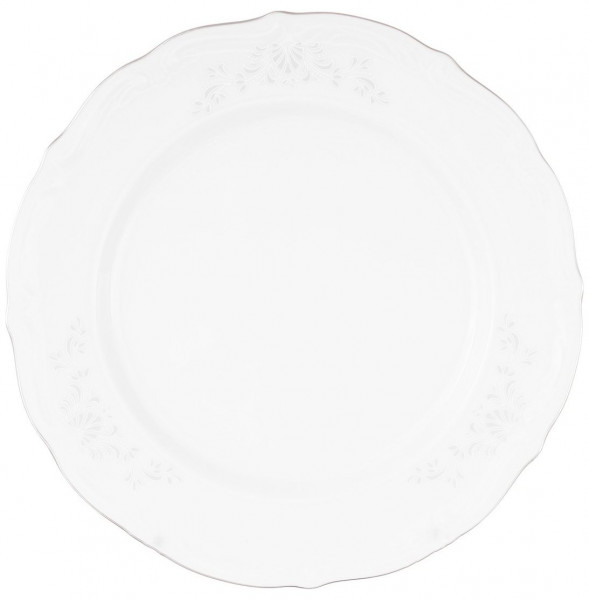 Набор тарелок 25 см 6 шт  Repast &quot;Мария-Тереза /Платиновый узор&quot; / 212006