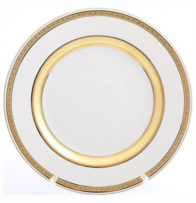 Набор тарелок 27 см 6 шт  Falkenporzellan "Констанц /Двойная золотая лента /9321" крем. / 058214