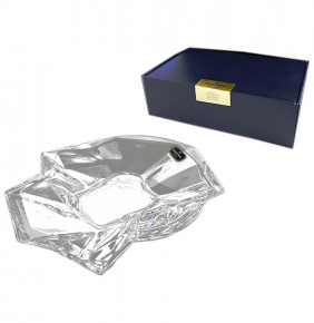 Ваза для конфет 21,5 см плоская  Aurum Crystal "Айсберг /Без декора" / 109079