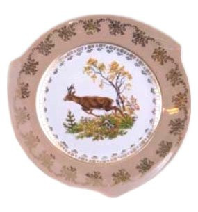 Набор тарелок 28 см 6 шт  Royal Czech Porcelain &quot;Хаппа /Охота бежевая&quot; / 203497